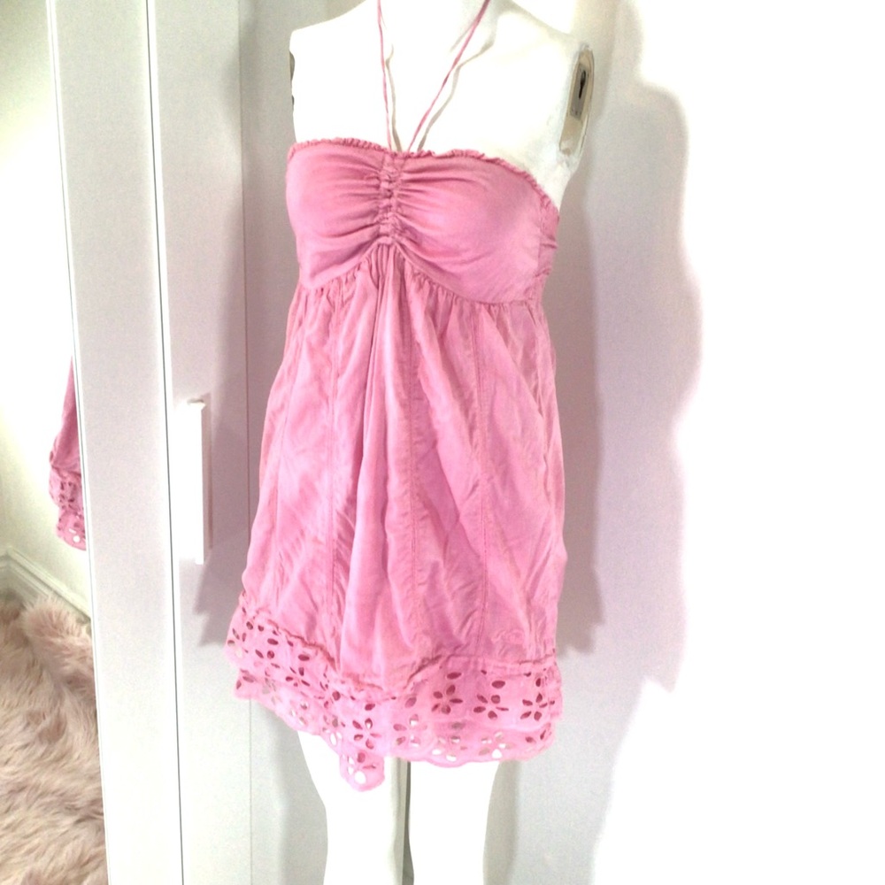 Vintage French embroidered dress